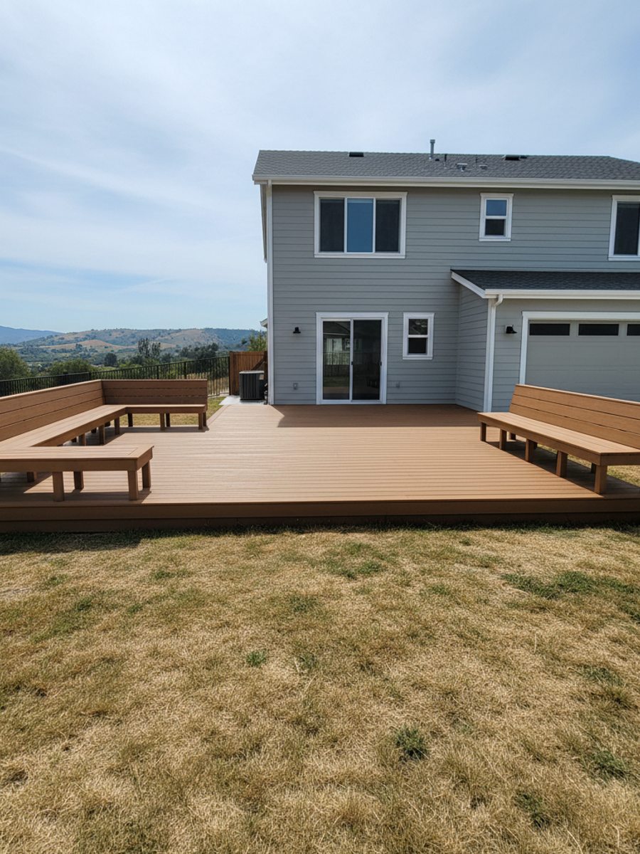 Deck Installation completed by Charis Deck Solutions in Livingston, CA